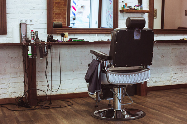 Vintage barber chair
