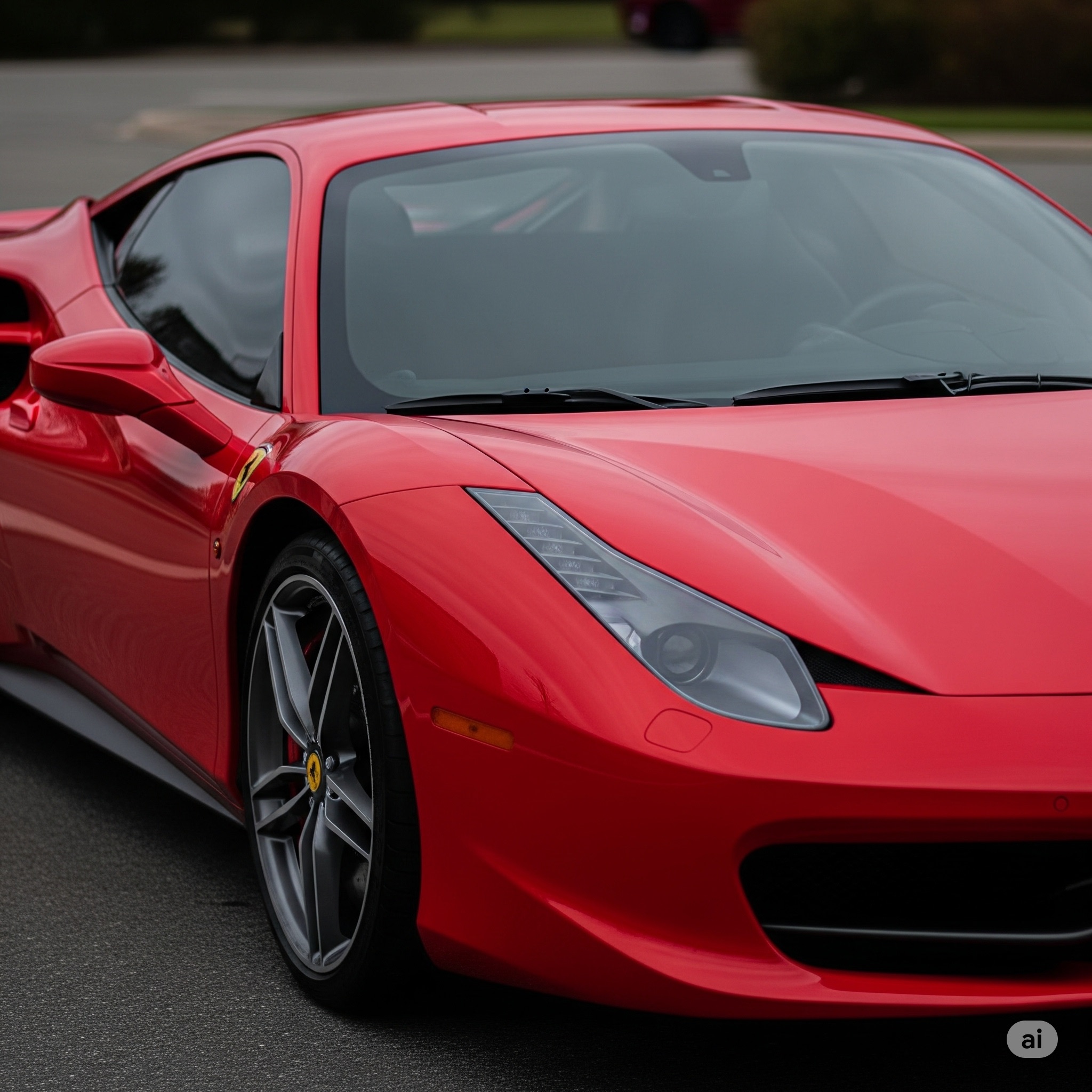 High-end tinted sport car